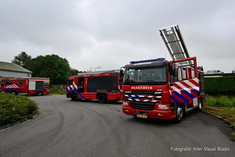 Brandmelding bij Bakkerij Pater in Avenhorn