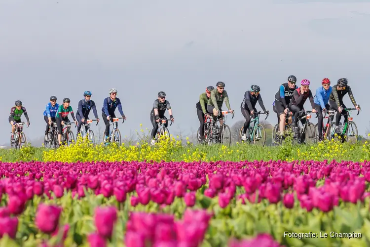 Bij de Ronde van Noord-Holland komt iedere fietser tot bloei