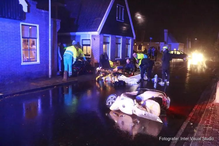 Twee gewonden bij scooterongeval Avenhorn