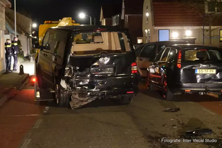 Drie auto&#39;s total loss in Berkhout