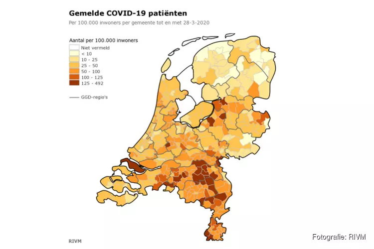 RIVM: Bijna 10.000 geregistreerde besmettingen, 639 personen overleden