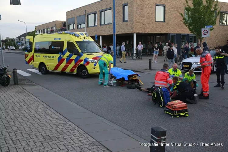 Scooterrijder gewond in Obdam: traumaheli ter plaatse