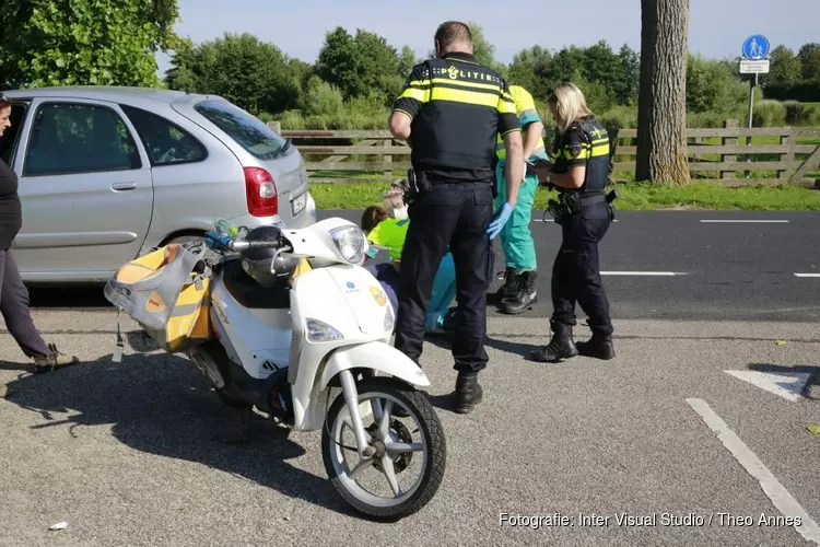 Scooterrijder ernstig gewond bij ongeval Obdam