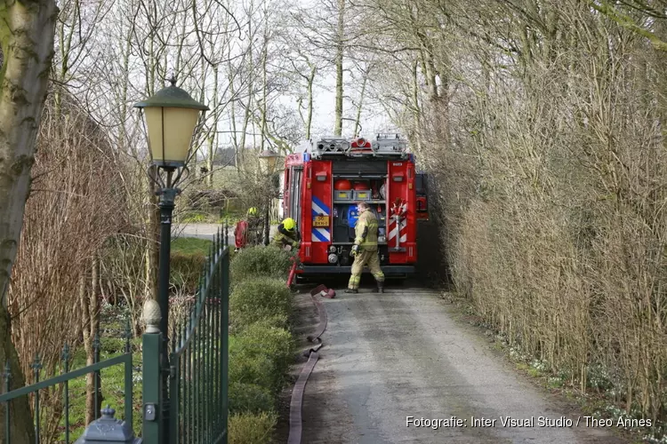 Brandje bij stolpboerderij in Obdam